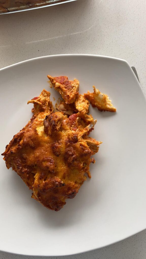 Mexicaanse lasagne met kip